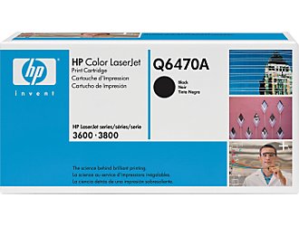 Q6470A プリントカートリッジ 黒　純正品