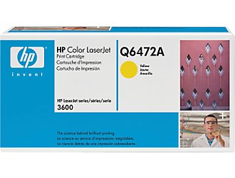 Q6472A プリントカートリッジ イエロー　純正品